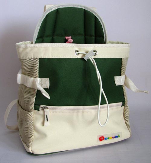 Hunde Transport Rucksack Front grün/beige eBay